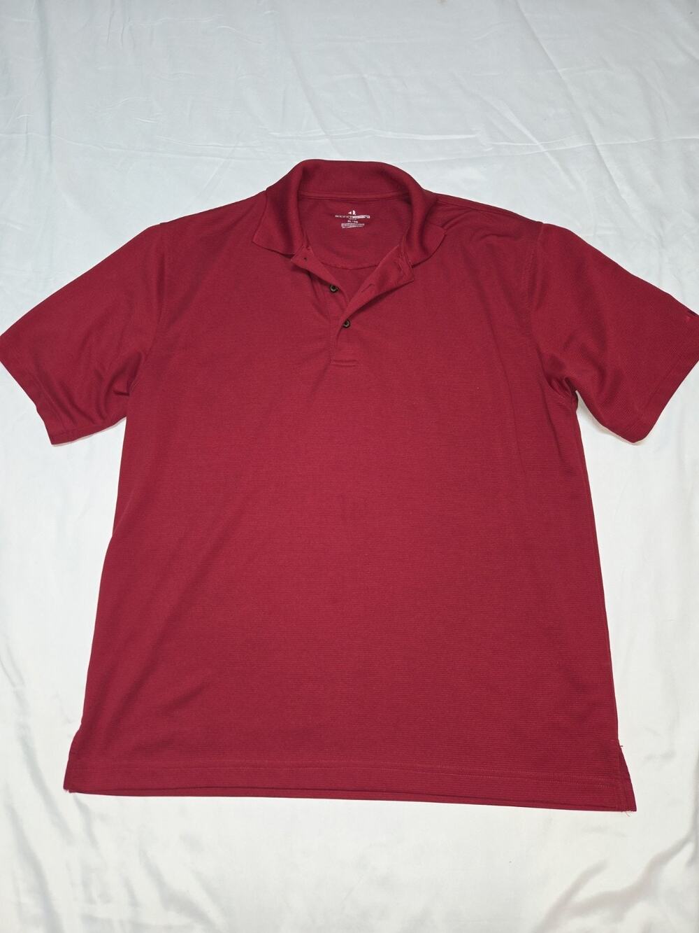 Grand Slam Performance Men's Short Sleeve Golf Polo Shirt Red Size Xl